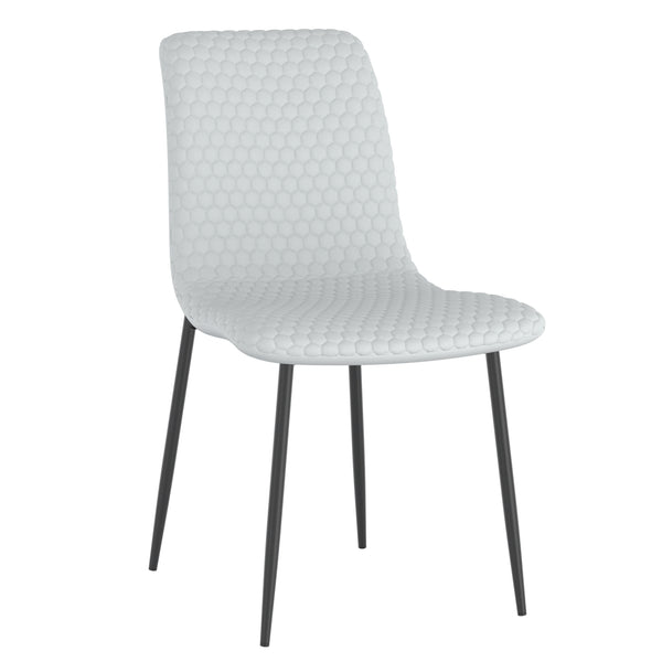 Brixx Side Chair Light Grey Pu - Set of 2