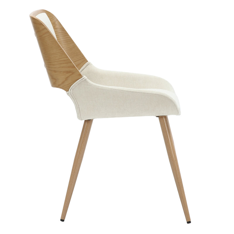 Hudson Side Chair Beige Fabric