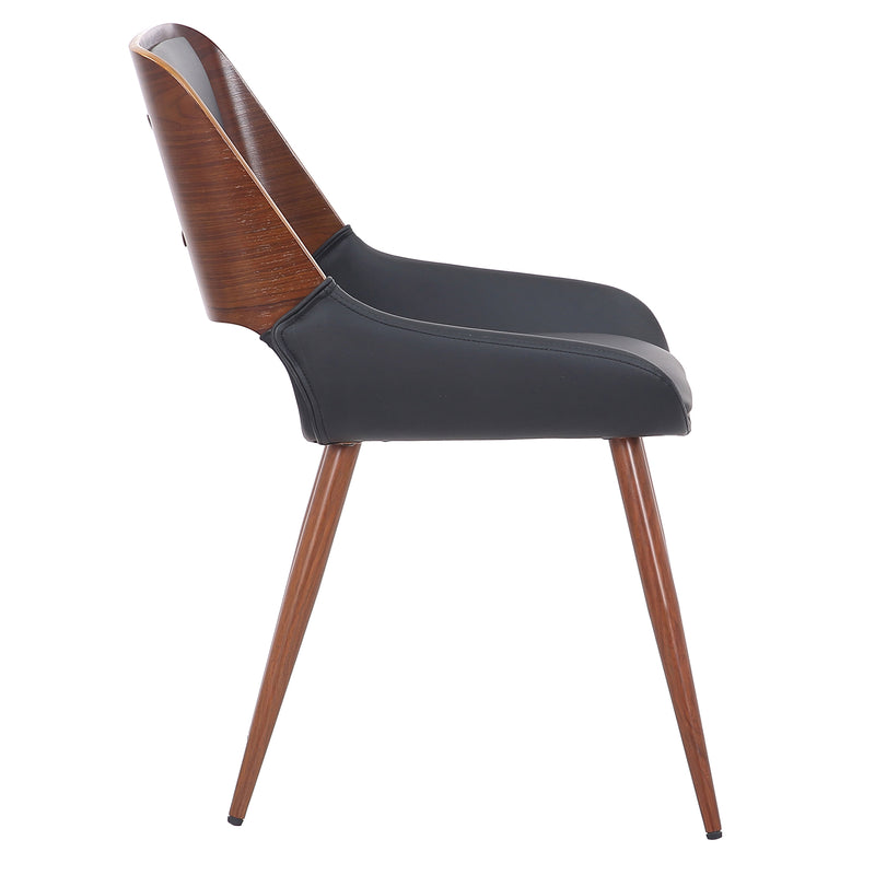 Hudson Faux Leather Side Chair
