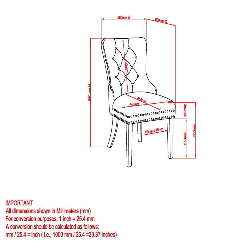 Mizal Side Chair - Set Of 2
