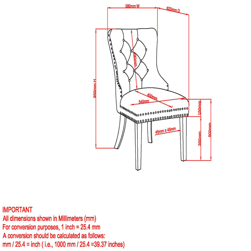 Mizal Side Chair - Set Of 2