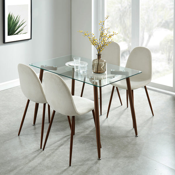 Abbot/Lyna 5 Piece Dining Set