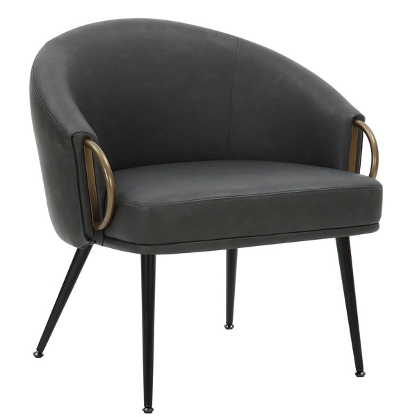 Zita Accent Chair - Charcoal