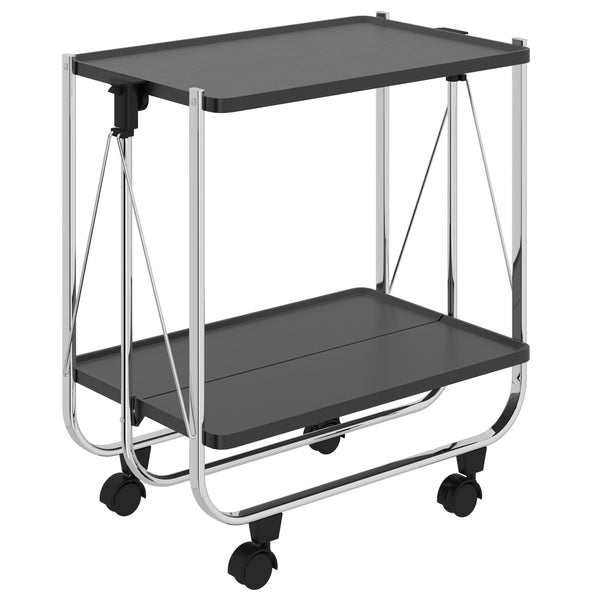 Sumi 2-Tier Folding Bar Cart